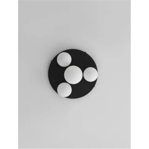 Lustra Plafon 9080128 Edem Nova Luce, Modern, G9, Negru