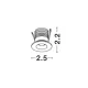 Downlight Încastrat 9080201 Tiny Nova Luce, Led