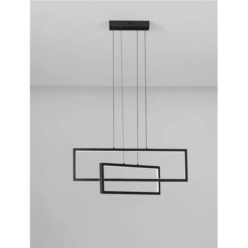 Lustra 9081817 Alis Nova Luce, Modern, Led, Negru