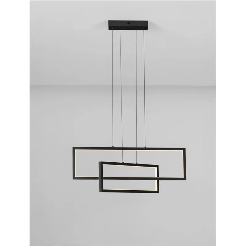 Lustra 9081817 Alis Nova Luce, Modern, Led, Negru