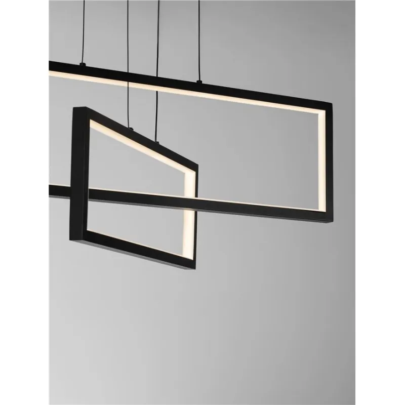 Lustra 9081817 Alis Nova Luce, Modern, Led, Negru