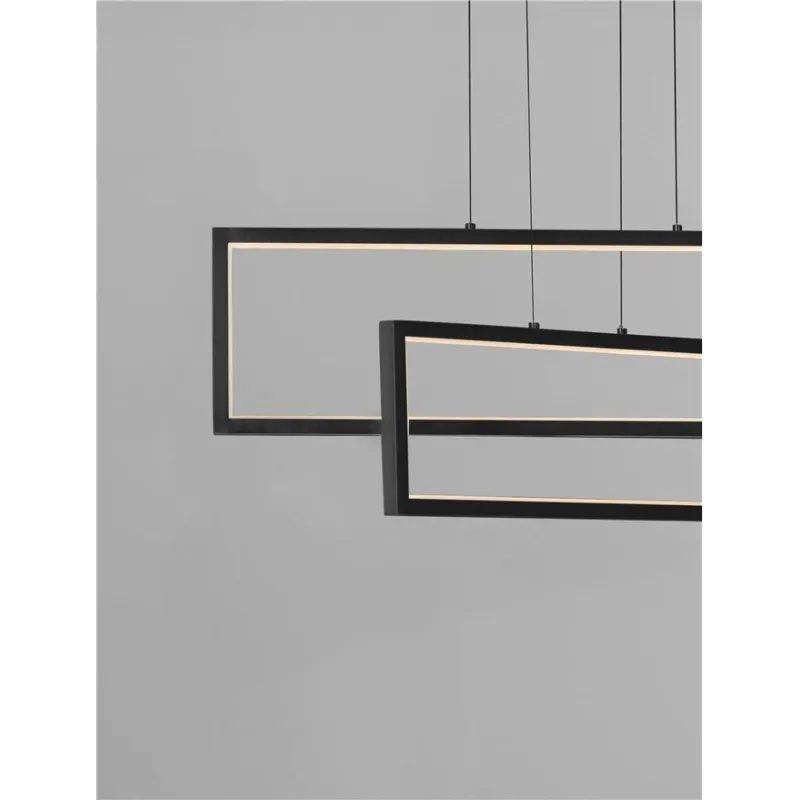 Lustra 9081817 Alis Nova Luce, Modern, Led, Negru