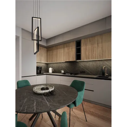 Pendul 9081818 Alis Nova Luce, Modern, Led, Negru