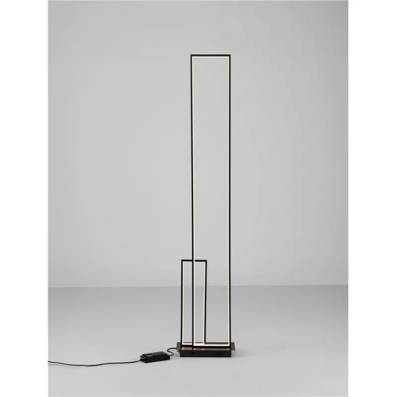 Lampadar 9081824 Alis Nova Luce, Modern, Led, Negru