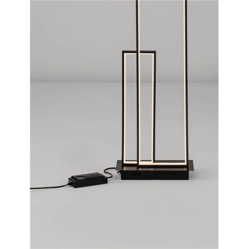 Lampadar 9081824 Alis Nova Luce, Modern, Led, Negru