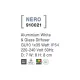 Aplica Exterior 910021 Nero Nova Luce, Modern, Gu10, Alb
