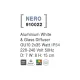 Aplica Exterior 910022 Nero Nova Luce, Modern, Gu10, Alb