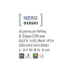 Aplica Exterior 910041 Nero Nova Luce, Modern, Gu10, Alb