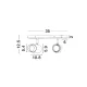 Lustra Spot 9111434 Pogno Nova Luce, Modern, Gu10, Auriu
