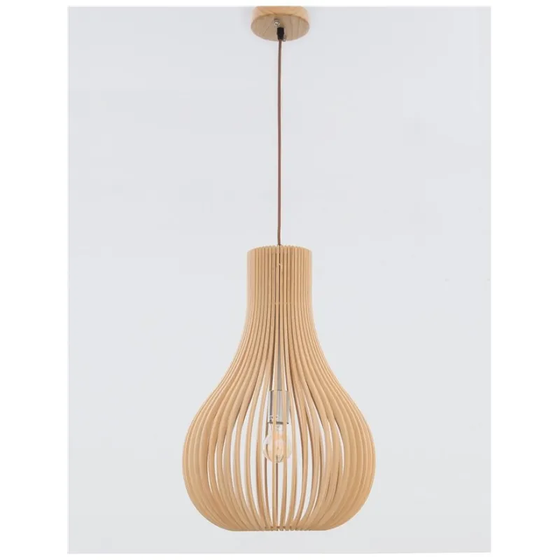 Pendul 9138061 Soho Nova Luce, Natural, E27, Maro
