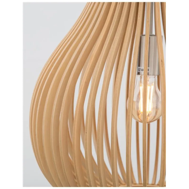 Pendul 9138061 Soho Nova Luce, Natural, E27, Maro