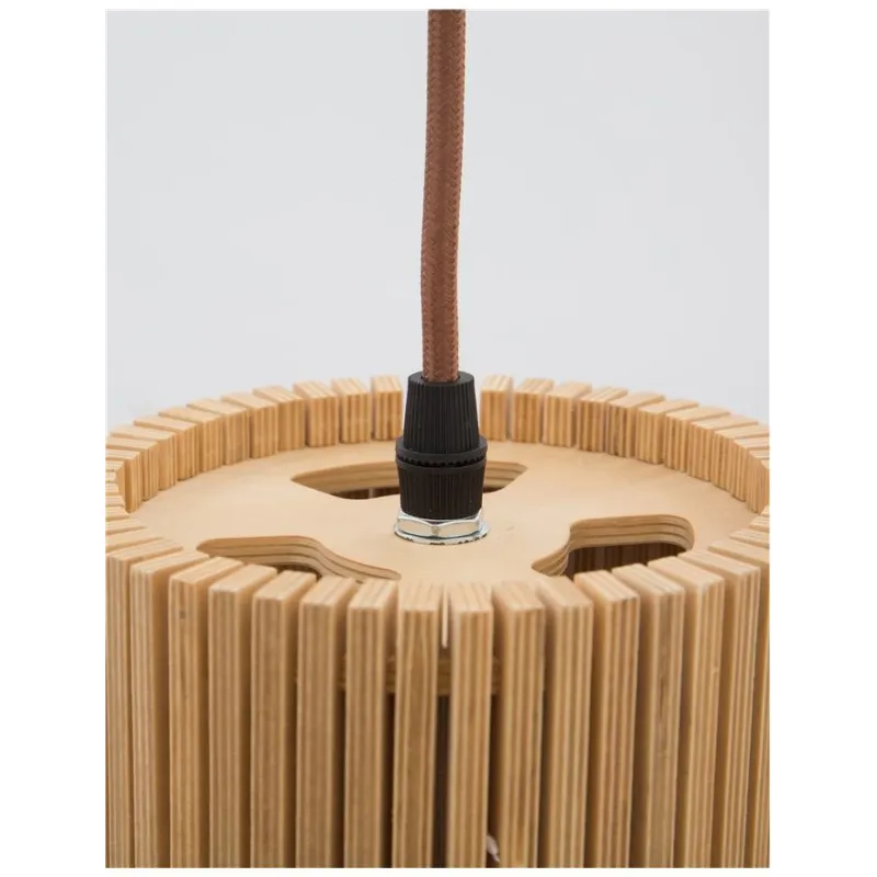 Pendul 9138061 Soho Nova Luce, Natural, E27, Maro