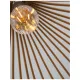 Pendul 9138061 Soho Nova Luce, Natural, E27, Maro