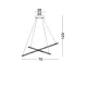 Candelabru 9172518 Quentin Nova Luce, Clasic, Led, Crom