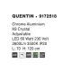 Candelabru 9172518 Quentin Nova Luce, Clasic, Led, Crom