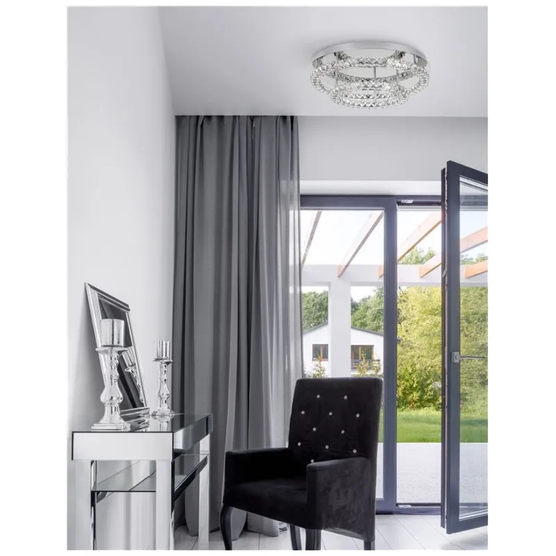 Lustra Plafon 9172519 Quentin Nova Luce, Clasic, Led, Crom