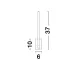 Aplica 9180712 Raccio Nova Luce, Modern, Led, Negru