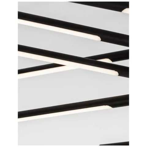 Lustra Plafon 9180714 Raccio Nova Luce, Modern, Led, Negru