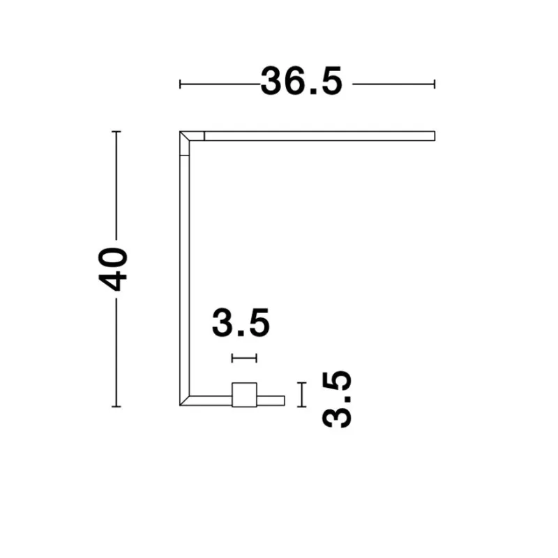Veioza 9180725 Raccio Nova Luce, Modern, Led, Auriu