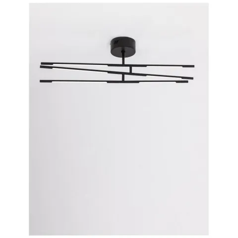 Lustra Plafon 9180761 Raccio Nova Luce, Modern, Led, Negru