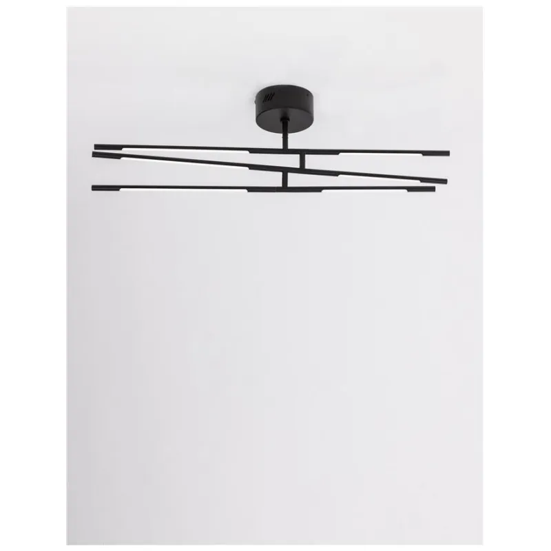 Lustra Plafon 9180761 Raccio Nova Luce, Modern, Led, Negru