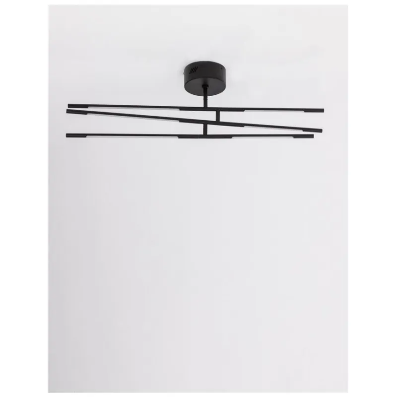Lustra Plafon 9180761 Raccio Nova Luce, Modern, Led, Negru