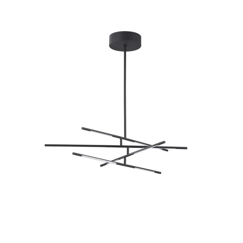 Lustra 9180780 Raccio Nova Luce, Modern, Led, Negru