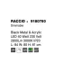 Lustra 9180780 Raccio Nova Luce, Modern, Led, Negru