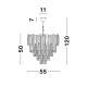 Candelabru 9181200 Grane Nova Luce, Clasic, E14, Auriu