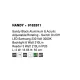 Aplica 9182811 Handy Nova Luce, Modern, Led, Negru