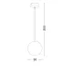 Pendul Exterior 9186714 Moon Nova Luce, Modern, E14