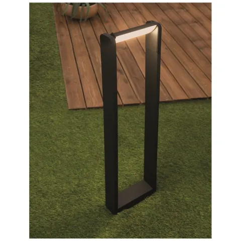 Stâlp 9195061 Volvel Nova Luce, Modern, Led, Negru