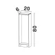 Stâlp 9195061 Volvel Nova Luce, Modern, Led, Negru