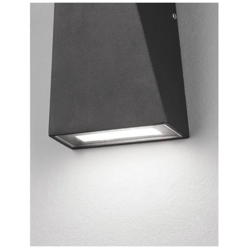 Aplica Exterior 9202262 Miley Nova Luce, Modern, Led, Negru