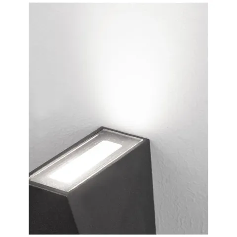 Aplica Exterior 9202262 Miley Nova Luce, Modern, Led, Negru