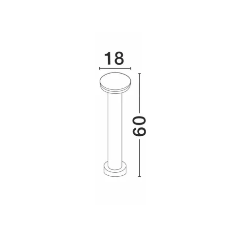 Stâlp 9207168 Suite Nova Luce, Modern, Led, Negru
