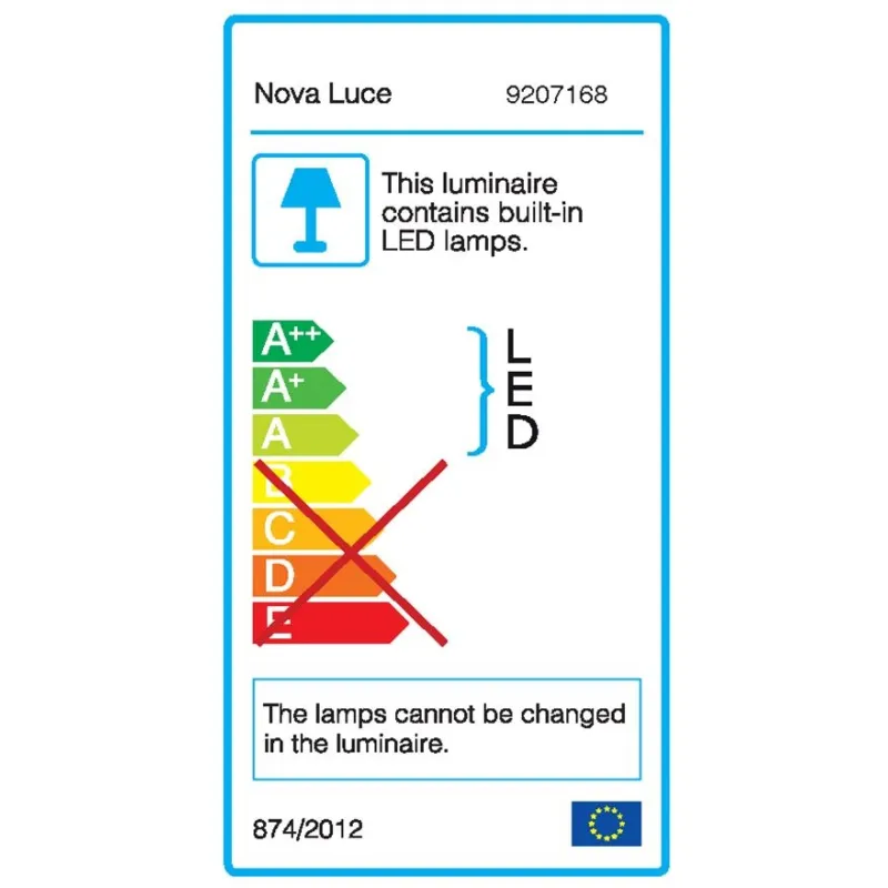 Stâlp 9207168 Suite Nova Luce, Modern, Led, Negru