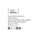 Plafoniera Exterior 9220021 Ceci Nova Luce, Modern, Led, Alb