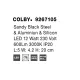 Aplica 9267105 Colby Nova Luce, Modern, Led, Negru