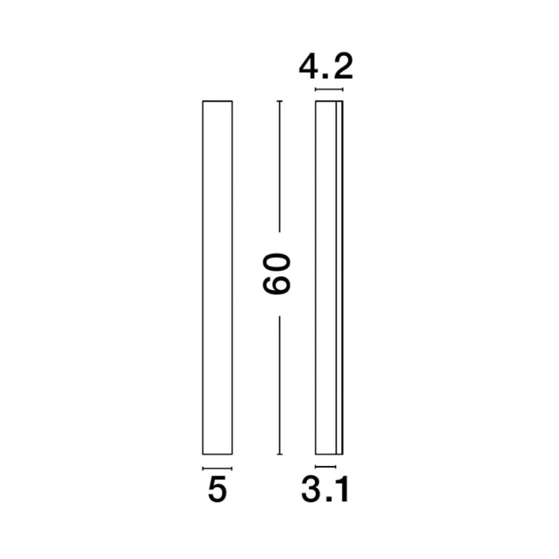 Aplica 9267106 Colby Nova Luce, Modern, Led, Negru
