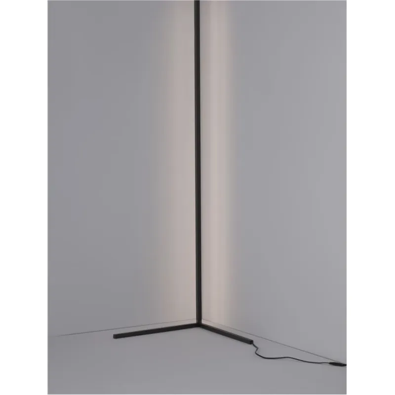 Lampadar 9267108 V-Line Nova Luce, Modern, Led, Negru