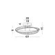 Lustra Plafon 9333060 Aurelia Nova Luce, Clasic, Led, Auriu