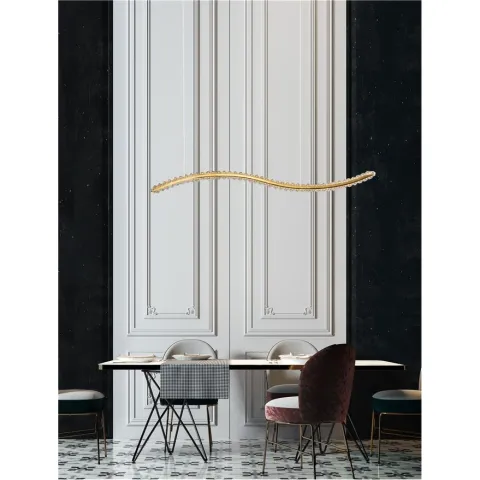 Candelabru 9333078 Aurelia Nova Luce, Clasic, Led, Auriu