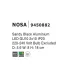 Aplica 9450882 Nosa Nova Luce, Modern, Gu10, Negru