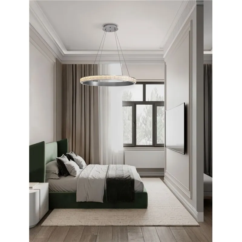 Candelabru 9501215 Eteken Nova Luce, Clasic, Led, Argintiu