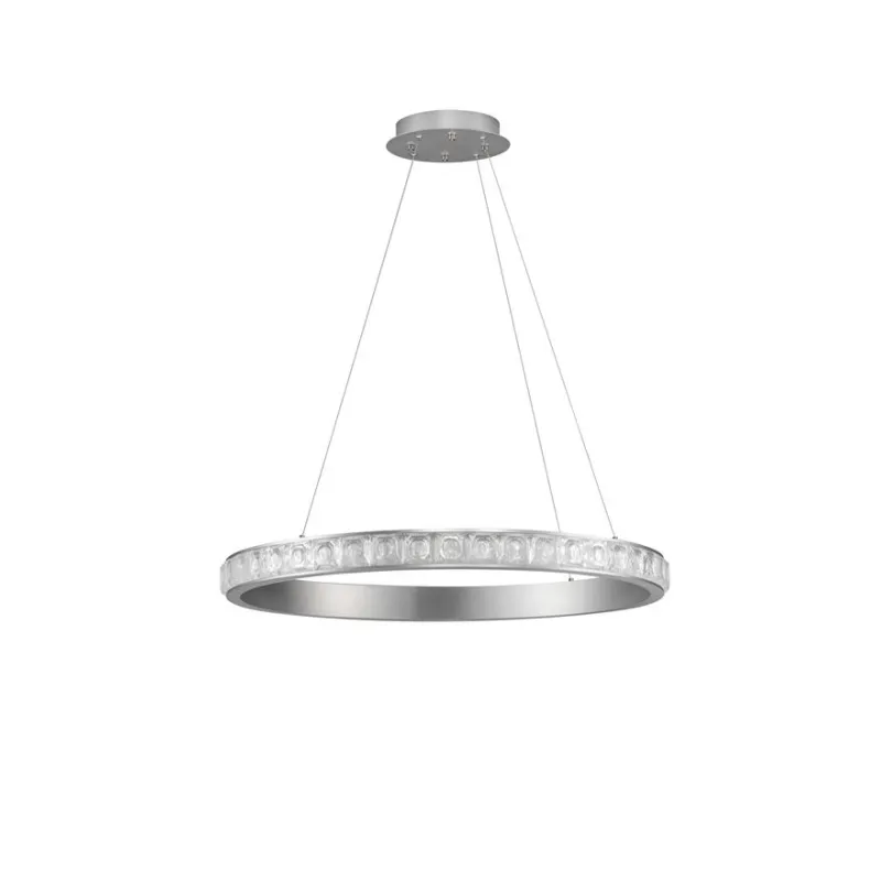 Candelabru 9501215 Eteken Nova Luce, Clasic, Led, Argintiu