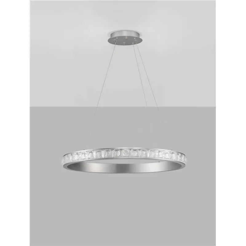 Candelabru 9501215 Eteken Nova Luce, Clasic, Led, Argintiu