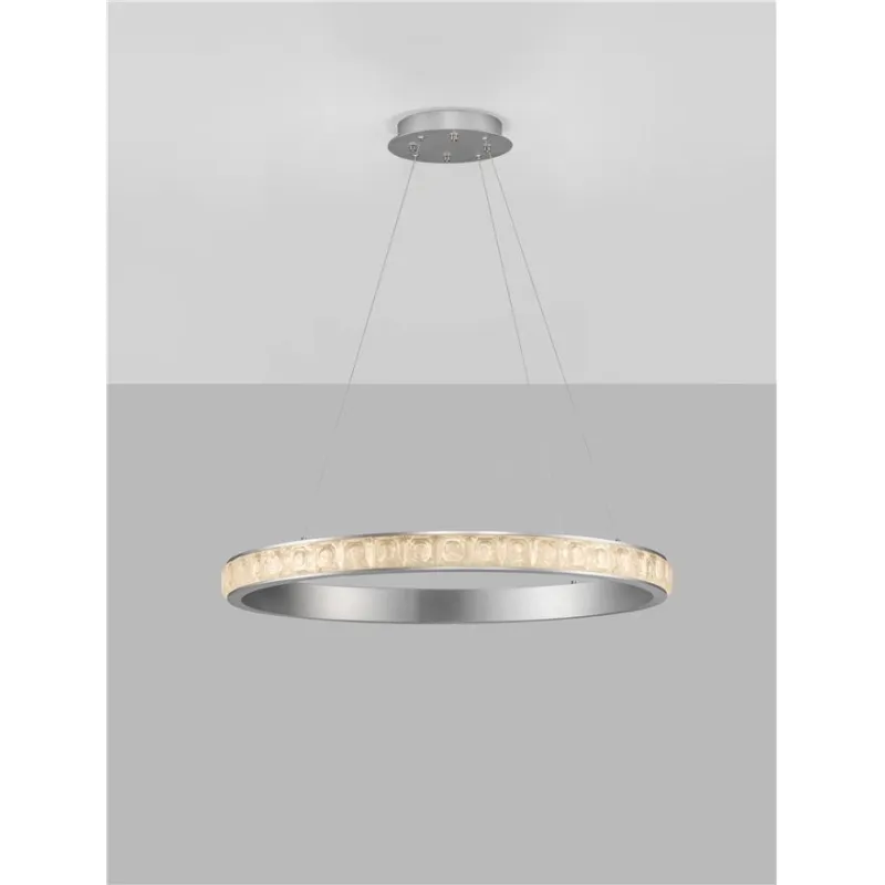 Candelabru 9501215 Eteken Nova Luce, Clasic, Led, Argintiu