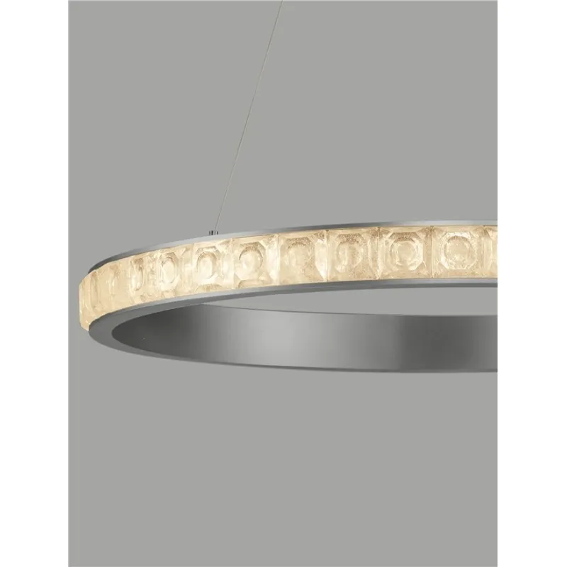 Candelabru 9501215 Eteken Nova Luce, Clasic, Led, Argintiu