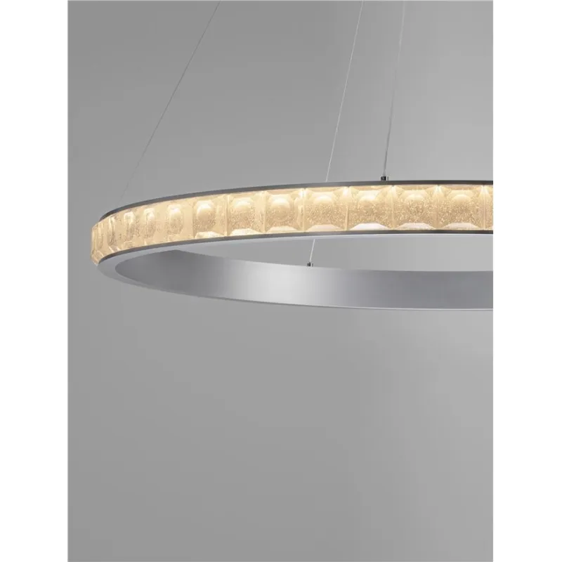 Candelabru 9501216 Eteken Nova Luce, Clasic, Led, Argintiu